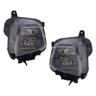 TYC® - Driver and Passenger Side Replacement Headlight Set (CAPA Certified)