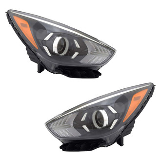 TYC® - Driver and Passenger Side Replacement Headlight Set (Standard Line)