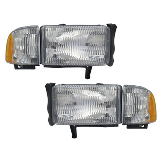 TYC® - Driver and Passenger Side Replacement Headlight Set (CAPA Certified)