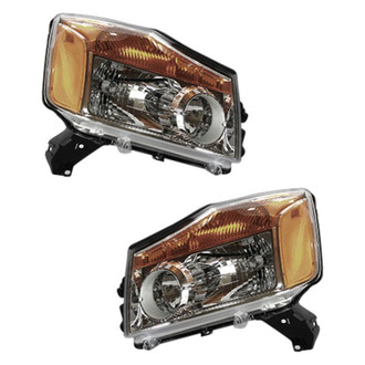 TYC® - Driver and Passenger Side Replacement Headlight Set (Standard Line)
