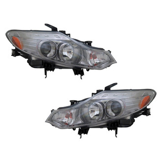 TYC® - Driver and Passenger Side Replacement Headlight Set (CAPA Certified)