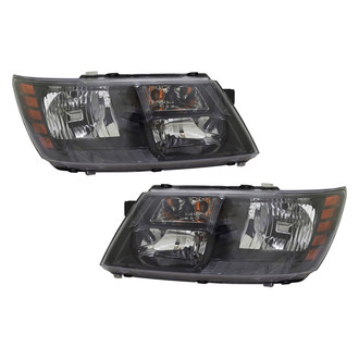 TYC® - Driver and Passenger Side Replacement Headlight Set (Standard Line)