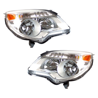 TYC® - Driver and Passenger Side Replacement Headlight Set (CAPA Certified)