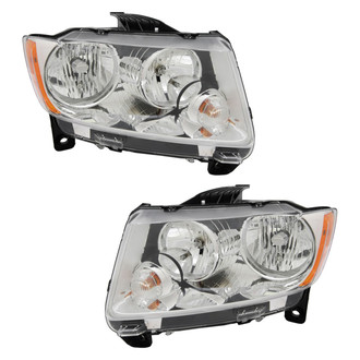 TYC® - Driver and Passenger Side Replacement Headlight Set (CAPA Certified)