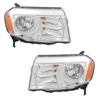 TYC® - Driver and Passenger Side Replacement Headlight Set (CAPA Certified)