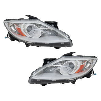 TYC® - Driver and Passenger Side Replacement Headlight Set (CAPA Certified)