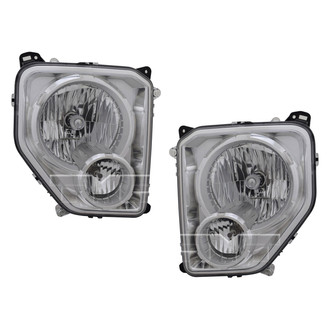 TYC® - Driver and Passenger Side Replacement Headlight Set (CAPA Certified)