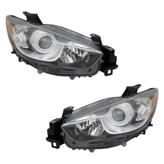 TYC® - Driver and Passenger Side Replacement Headlight Set Lens and Housing (CAPA Certified)