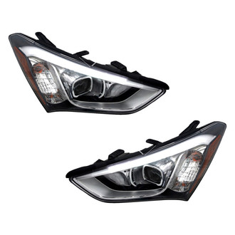 TYC® - Driver and Passenger Side Replacement Headlight Set (CAPA Certified)