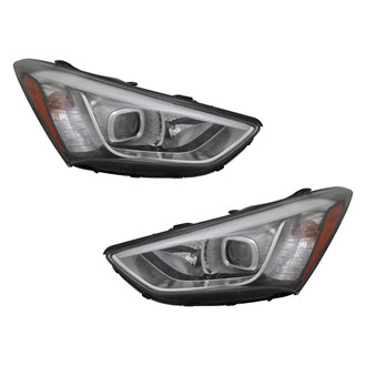 TYC® - Driver and Passenger Side Replacement Headlight Set (CAPA Certified)