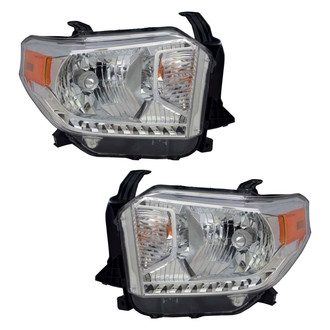 TYC® - Driver and Passenger Side Replacement Headlight Set (CAPA Certified)