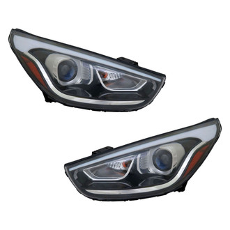 TYC® - Driver and Passenger Side Replacement Headlight Set (CAPA Certified)