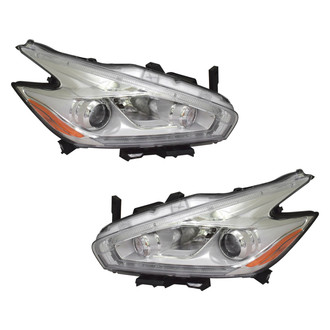 TYC® - Driver and Passenger Side Replacement Headlight Set (Standard Line)