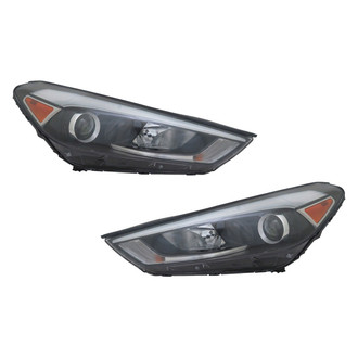 TYC® - Driver and Passenger Side Replacement Headlight Set (CAPA Certified)