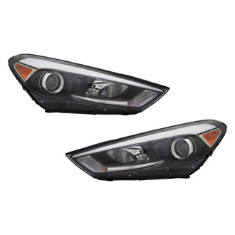TYC® - Driver and Passenger Side Replacement Headlight Set (CAPA Certified)