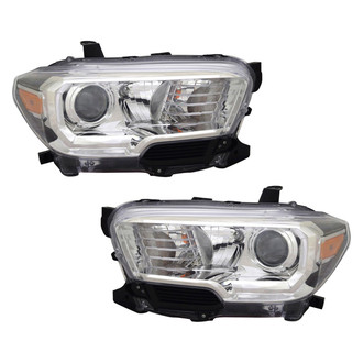 TYC® - Driver and Passenger Side Replacement Headlight Set (CAPA Certified)