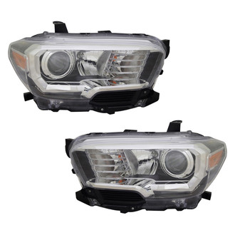 TYC® - Driver and Passenger Side Replacement Headlight Set (Standard Line)