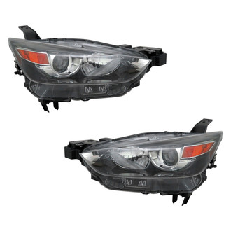 TYC® - Driver and Passenger Side Replacement Headlight Set (CAPA Certified)