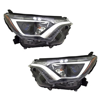 TYC® - Driver and Passenger Side Replacement Headlight Set (CAPA Certified)