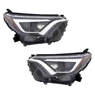TYC® - Driver and Passenger Side Replacement Headlight Set (Standard Line)