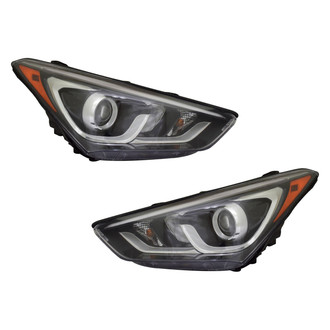 TYC® - Driver and Passenger Side Replacement Headlight Set (CAPA Certified)