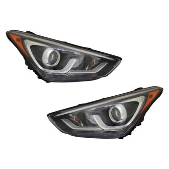 TYC® - Driver and Passenger Side Replacement Headlight Set (Standard Line)
