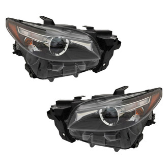TYC® - Driver and Passenger Side Replacement Headlight Set (CAPA Certified)