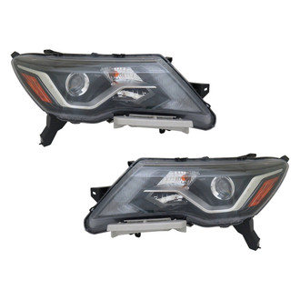 TYC® - Driver and Passenger Side Replacement Headlight Set (CAPA Certified)