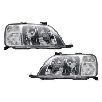TYC® - Driver and Passenger Side Replacement Headlight Set (Standard Line)