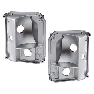 TYC® - Driver and Passenger Side Replacement Tail Light Housings (Standard Line)