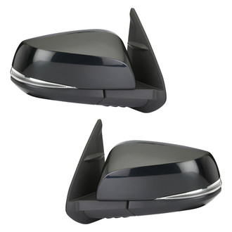 TYC® - Driver and Passenger Side Power View Mirror Set (Heated, Foldaway) (Standard Line)