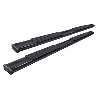 Tyger® - 4" Riser™ Cab Length Black Triangular Step Bars