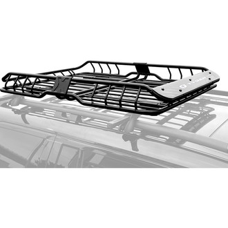 Tyger® TG-RK1B942B - Heavy Duty Roof Cargo Basket (57.5" L x 41.7" W x 6.3" H)