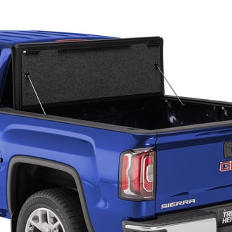 Ultra FLEX™ Hard Tri-Fold Tonneau Cover, Open