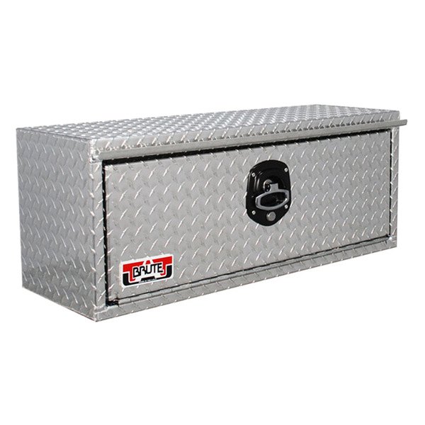 Unique Truck Accessories® - Brute™ HD Standard Single Drop Down Door Underbody Tool Box with Rear Angle