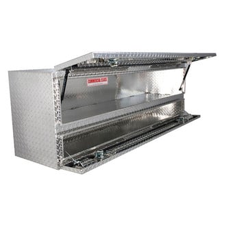 Unique Truck Accessories® - Brute™ High Capacity Contractor Double Doors Top Mount Tool Box