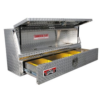 Unique Truck Accessories® - Brute™ Contractor Single Door Top Mount Tool Box