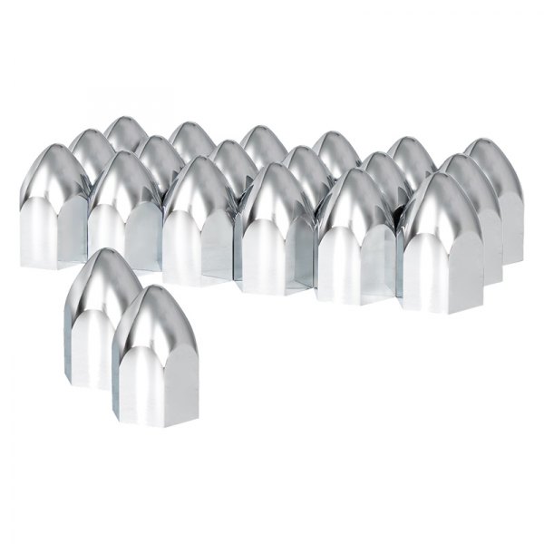 United Pacific® - Chrome Plastic Bullet Nut Cover