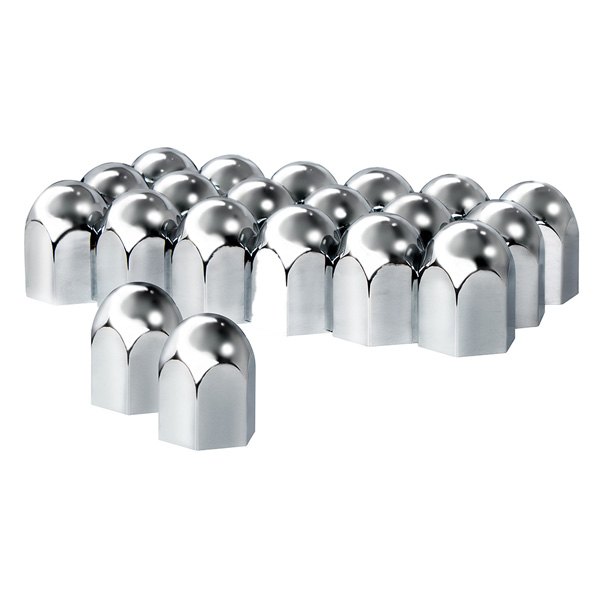 United Pacific® - Chrome Plastic Standard Nut Cover