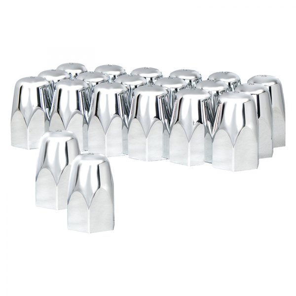 United Pacific® - Chrome Plastic Tall Nut Cover