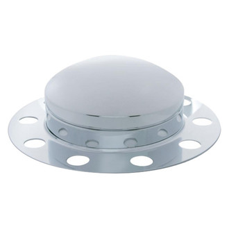 United Pacific® - Chrome Dome Front Axle Cover Kit