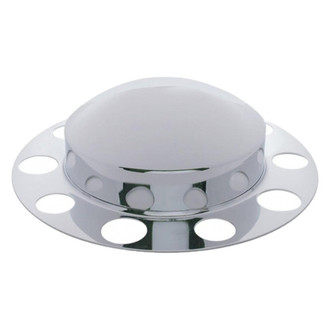 United Pacific® - Chrome Dome Front Axle Cover Kit