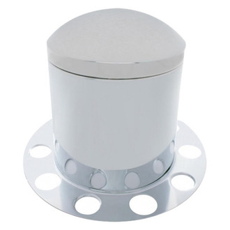 United Pacific® - Chrome Dome Rear Axle Cover Kit