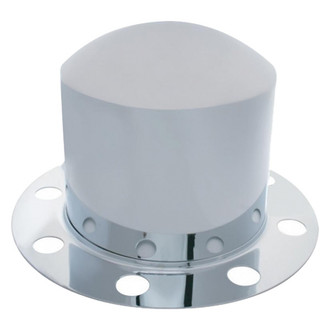 United Pacific® - Chrome Dome Rear Axle Cover Kit