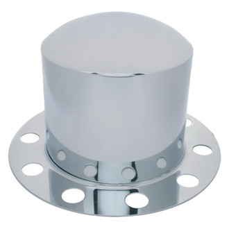 United Pacific® - Chrome Dome Rear Axle Cover Kit