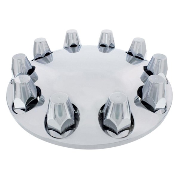 United Pacific® - Chrome Moon Front Axle Cover