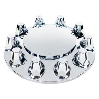United Pacific® - Chrome Dome Front Axle Cover