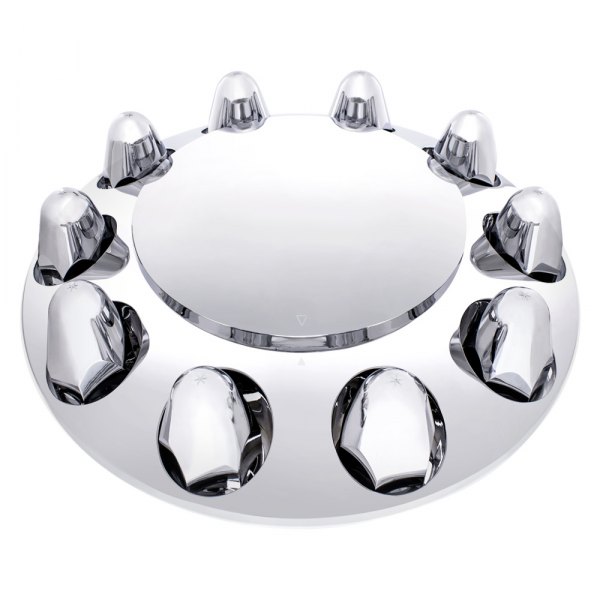 United Pacific® - Chrome Dome Front Axle Cover