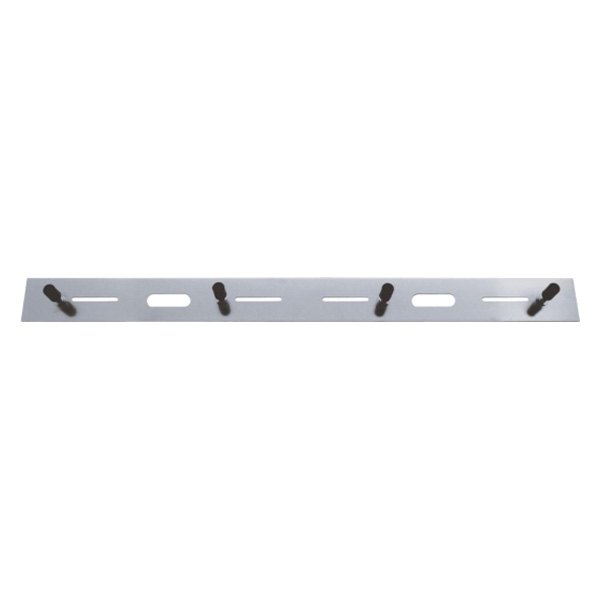 United Pacific® - Top Mud Flap Plate with Oval LED Light Bar Cutouts