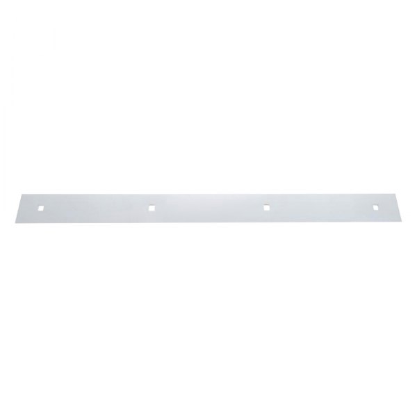 United Pacific® - Plain Chrome Top Mud Flap Plate